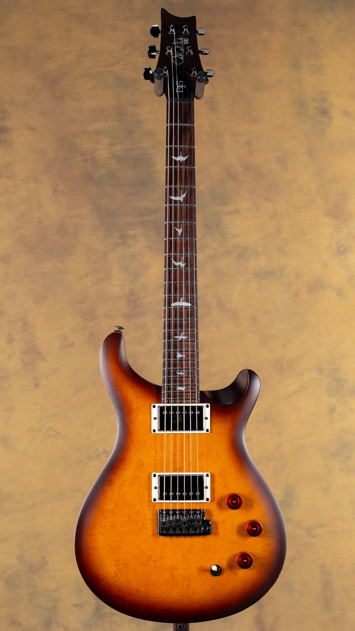 2024 PRS SE DGT David Grissom Tremolo Signature Laurel Burl Limited Edition