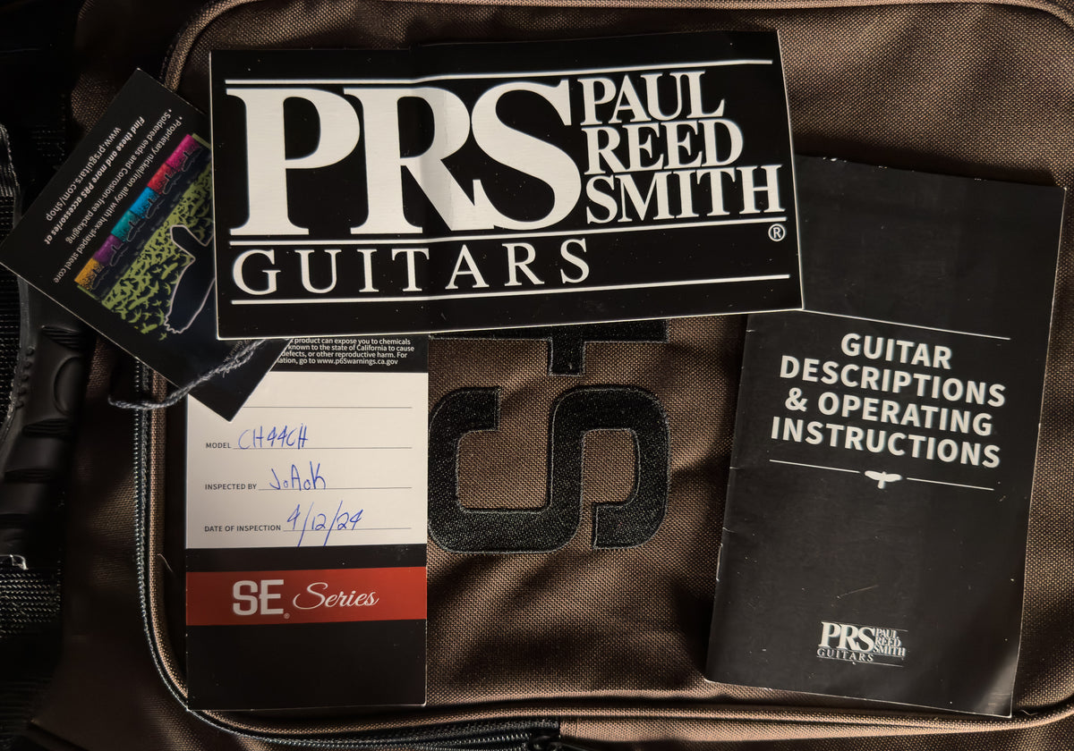 2024 PRS SE DGT David Grissom Tremolo Signature Laurel Burl Limited Edition