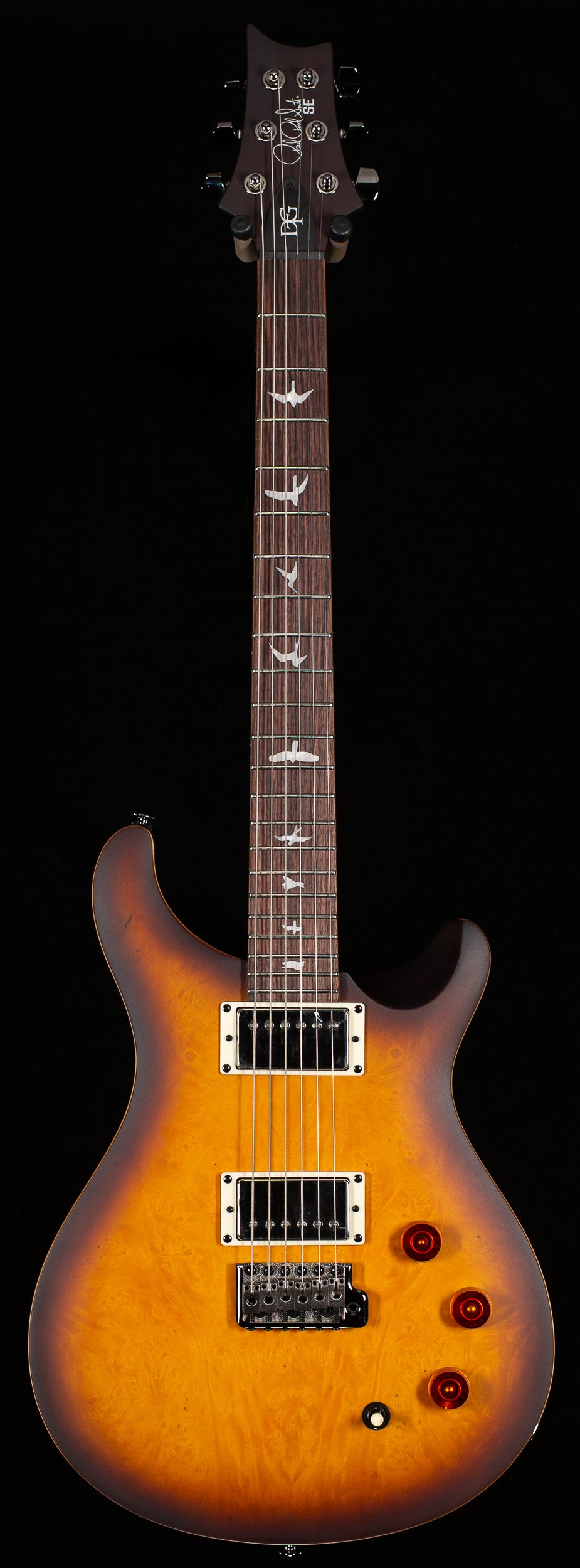 PRS SE Exotic DGT Laurel Burl McCarty Tobacco Sunburst (905)