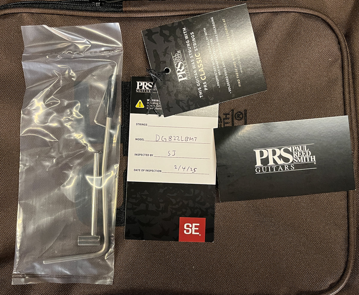 PRS SE Exotic DGT Laurel Burl McCarty Tobacco Sunburst (905)