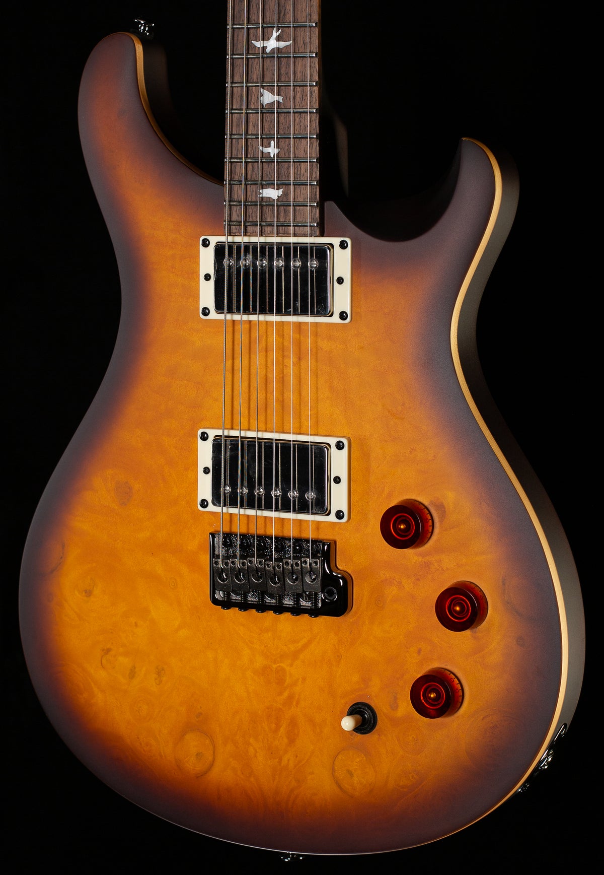 PRS SE Exotic DGT Laurel Burl McCarty Tobacco Sunburst (906)