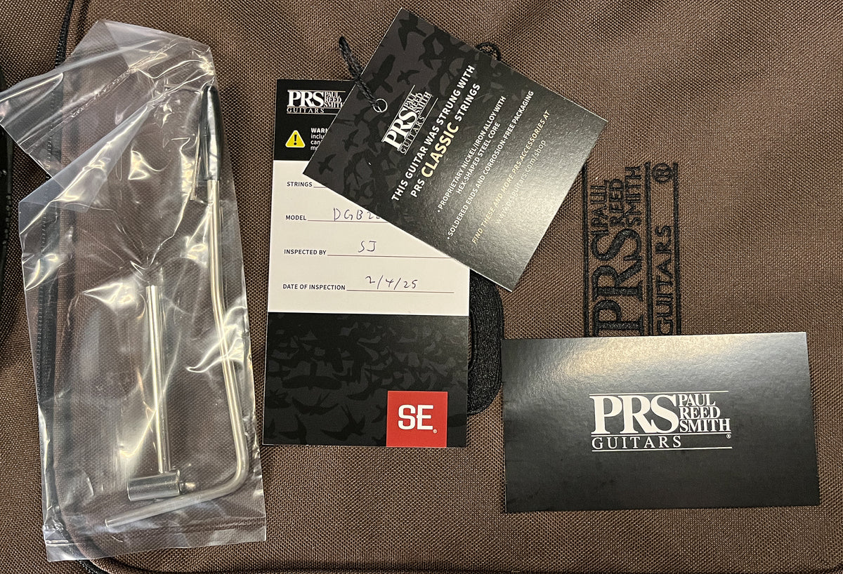 PRS SE Exotic DGT Laurel Burl McCarty Tobacco Sunburst (906)