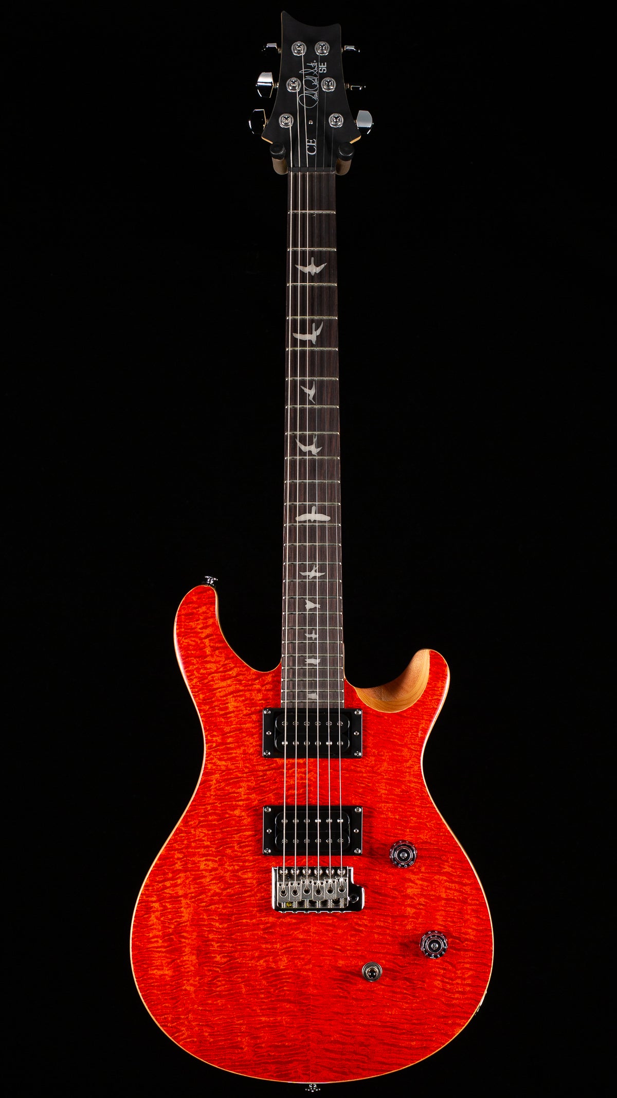 PRS SE CE 24 Blood Orange Natural Back (068)