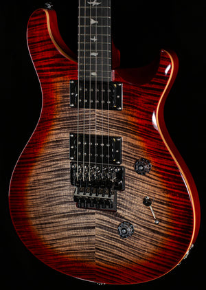 PRS SE Custom 24 Floyd Charcoal Cherry Burst (295)