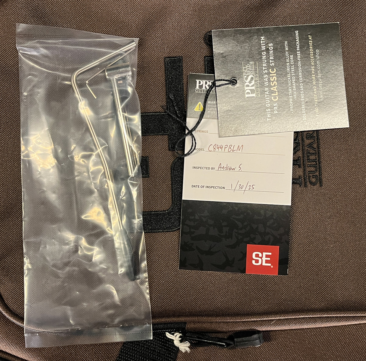 PRS SE Exotic Custom 24-08 Poplar Burl Lake Blue Midnight Burst (218)