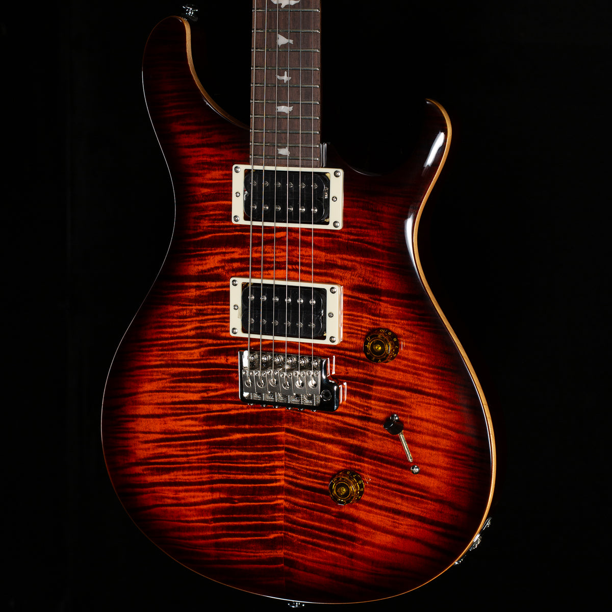 PRS SE Custom 24 Orange Tiger Smokeburst (678)