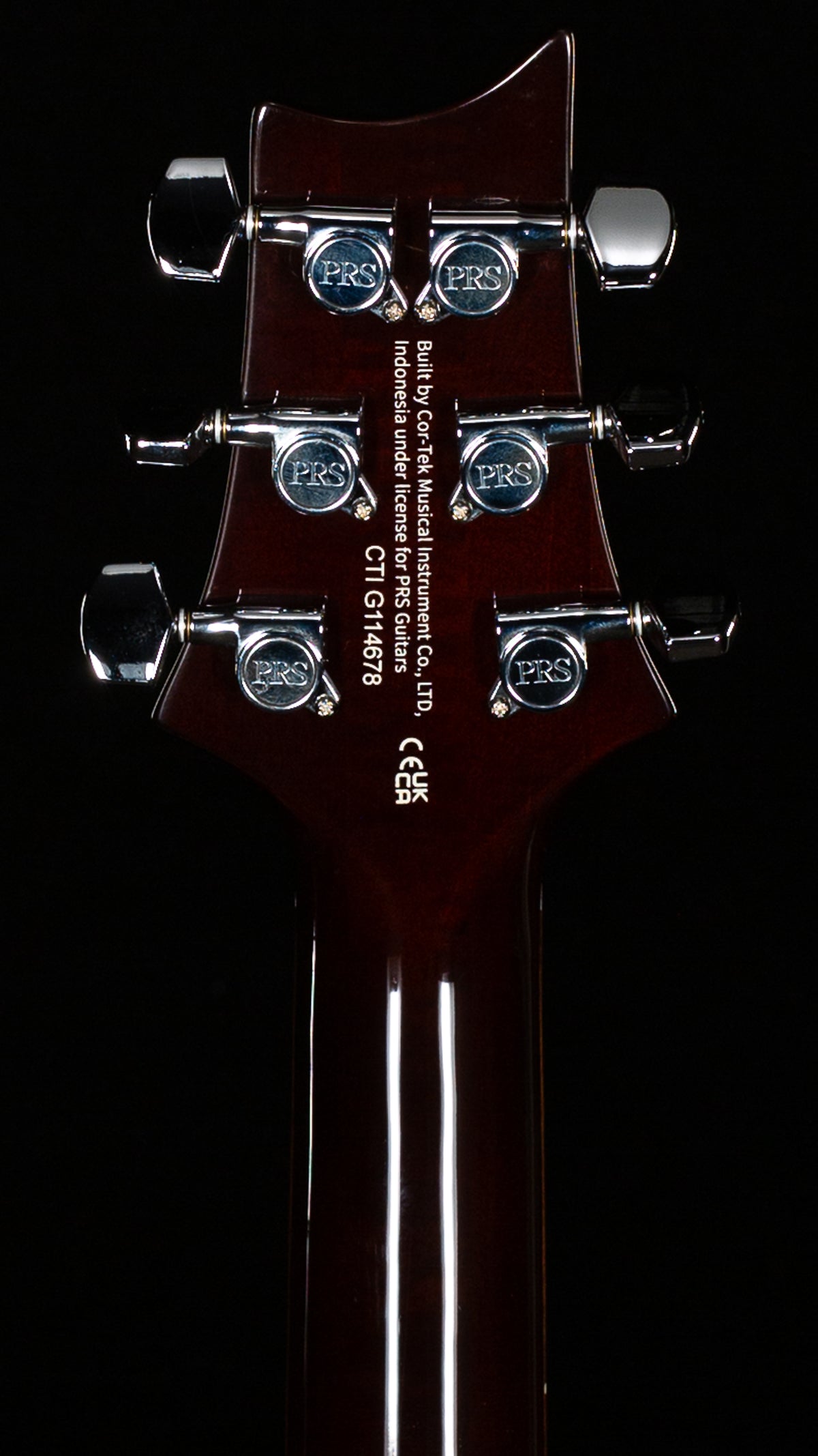 PRS SE Custom 24 Orange Tiger Smokeburst (678)