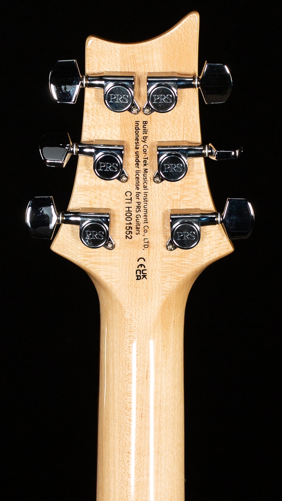 PRS SE Custom 24 Blue Matteo Natural Back (552)