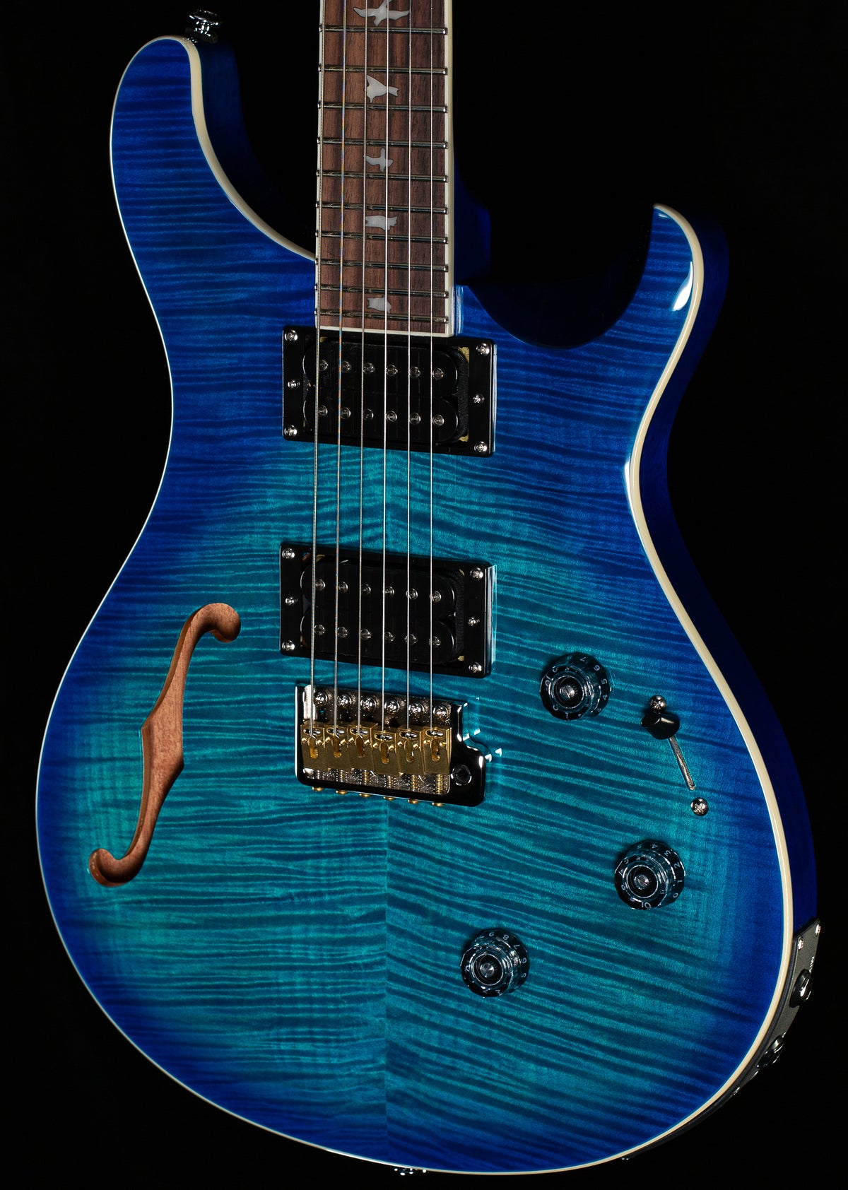 PRS SE Custom 24 Semi-Hollow Piezo Lake Blue (109)