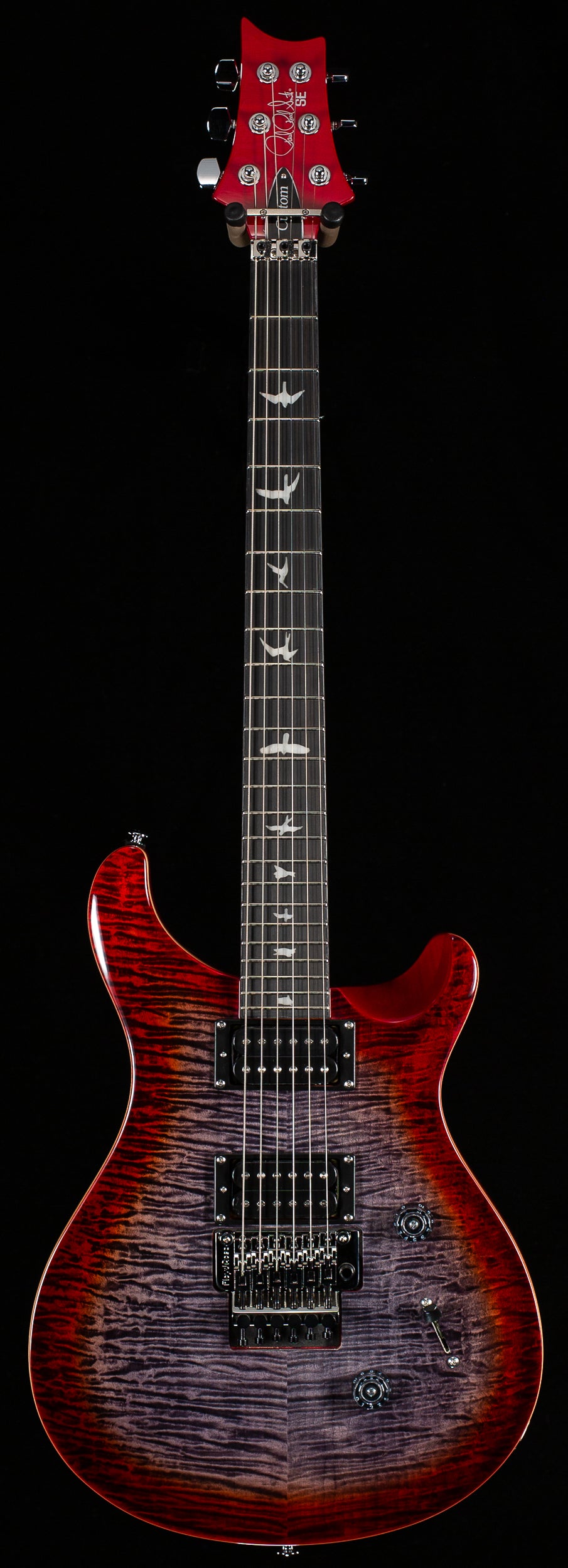 v*s様 PRS SE Custom24 Floyd charcoal burs PRS SE Custom 24 Floyd Electric Guitar Charcoal Cherry Burst