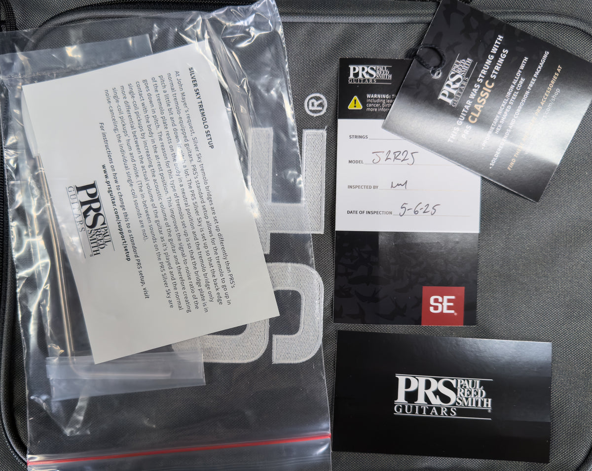 PRS SE Silver Sky Stone Blue (049)