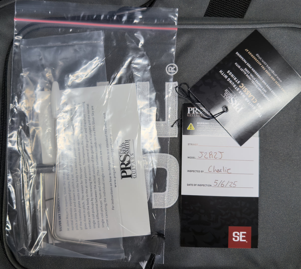 PRS SE Silver Sky Stone Blue (403)