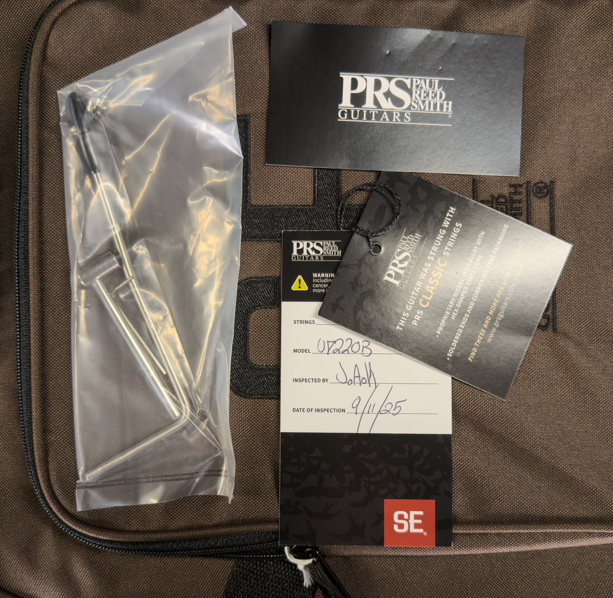 PRS SE Studio Orange Tiger Smokeburst (065)