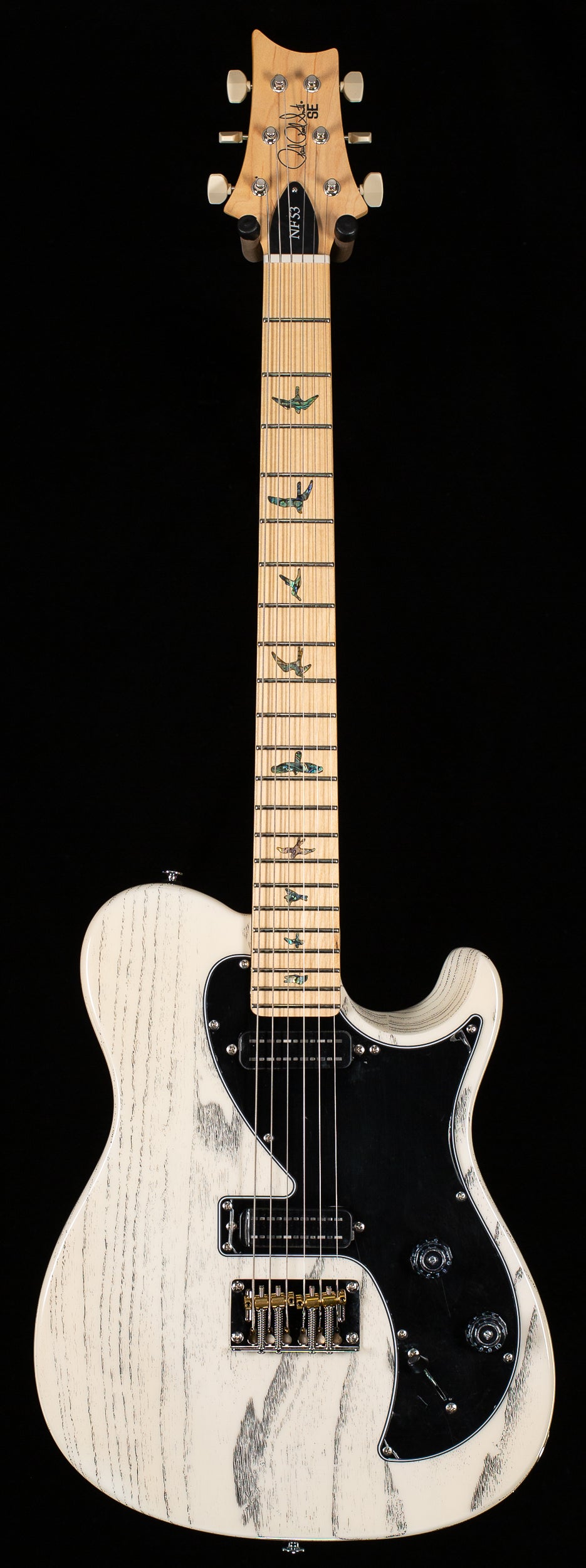 PRS SE NF 53 White Doghair (040)