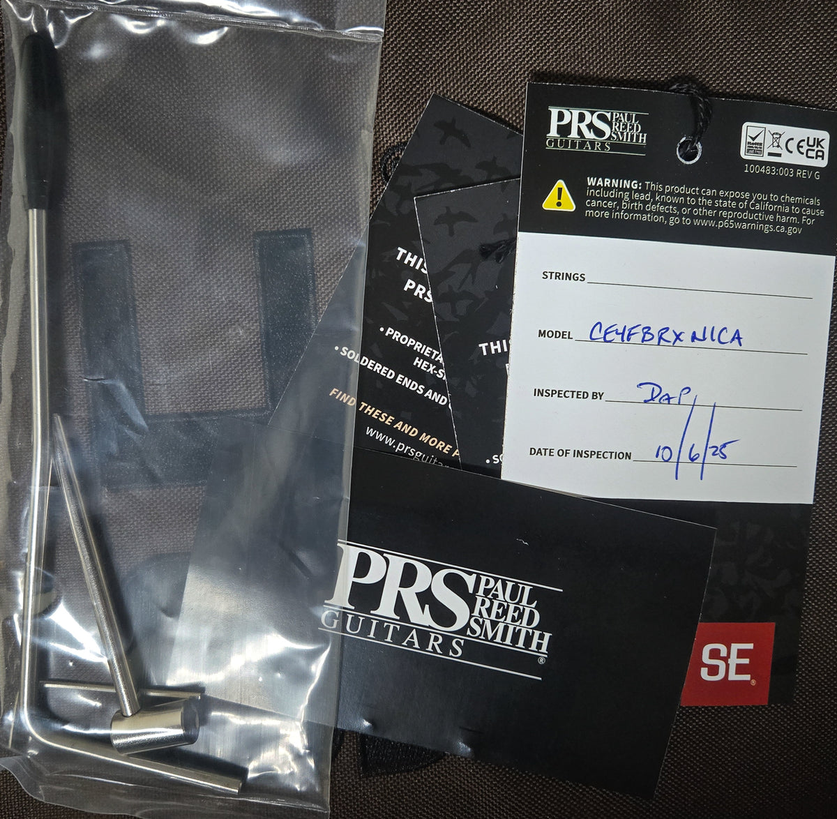 PRS SE CE 24 Charcoal Burst (509)
