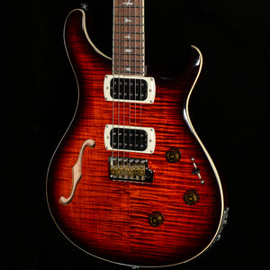 PRS SE Custom 24 Semi-Hollow Piezo Orange Tiger Smokeburst (236)