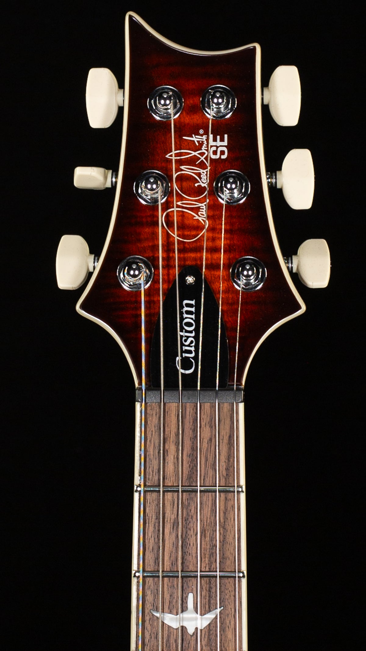 PRS SE Custom 24 Semi-Hollow Piezo Orange Tiger Smokeburst (236)