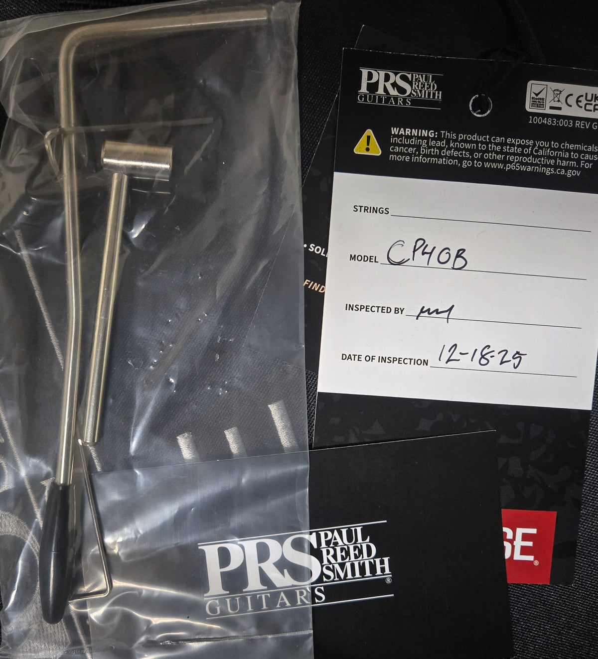 PRS SE Custom 24 Semi-Hollow Piezo Orange Tiger Smokeburst (236)