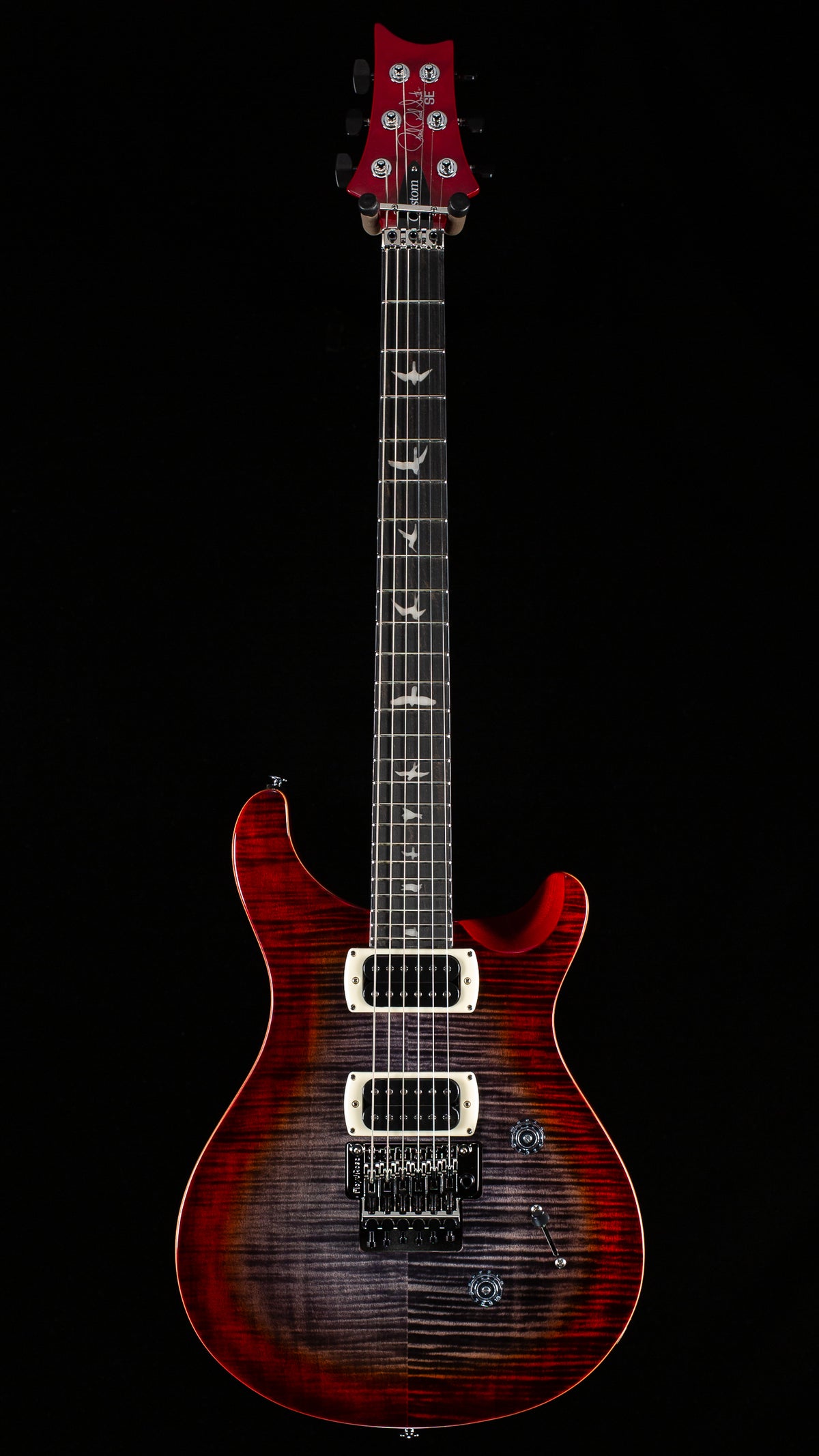 PRS SE Custom 24 Floyd Charcoal Cherry Burst (140)