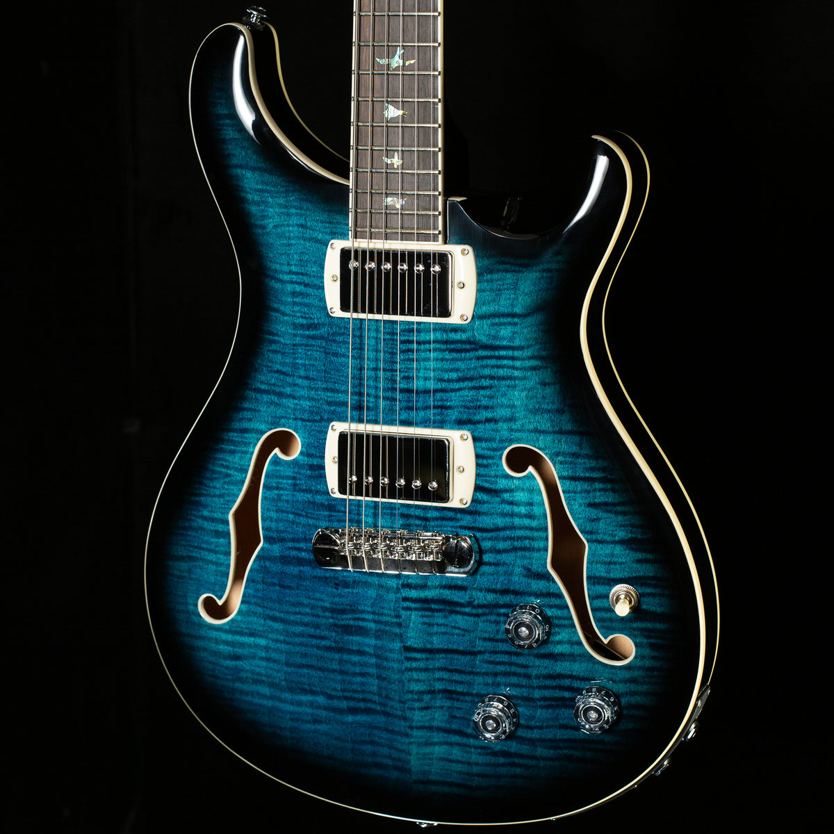 PRS SE Hollowbody II Piezo Peacock Blue Smokeburst (464)