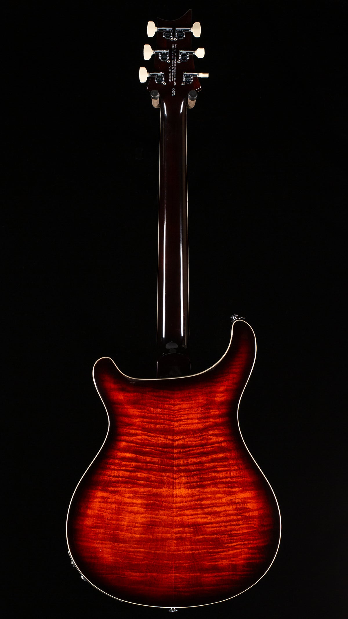 PRS SE Hollowbody II Piezo Orange Tiger Smokeburst (633)