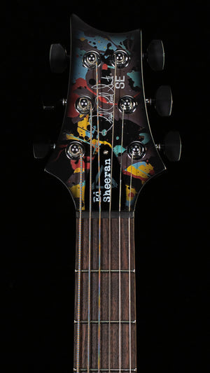PRS SE Ed Sheeran Hollowbody I Baritone Piezo Drip Paint Artwork (793)