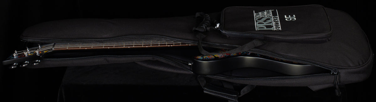 PRS SE Ed Sheeran Hollowbody I Baritone Piezo Drip Paint Artwork (018)