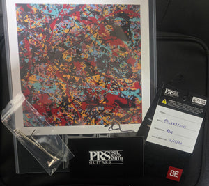 PRS SE Ed Sheeran Hollowbody I Baritone Piezo Drip Paint Artwork (018)