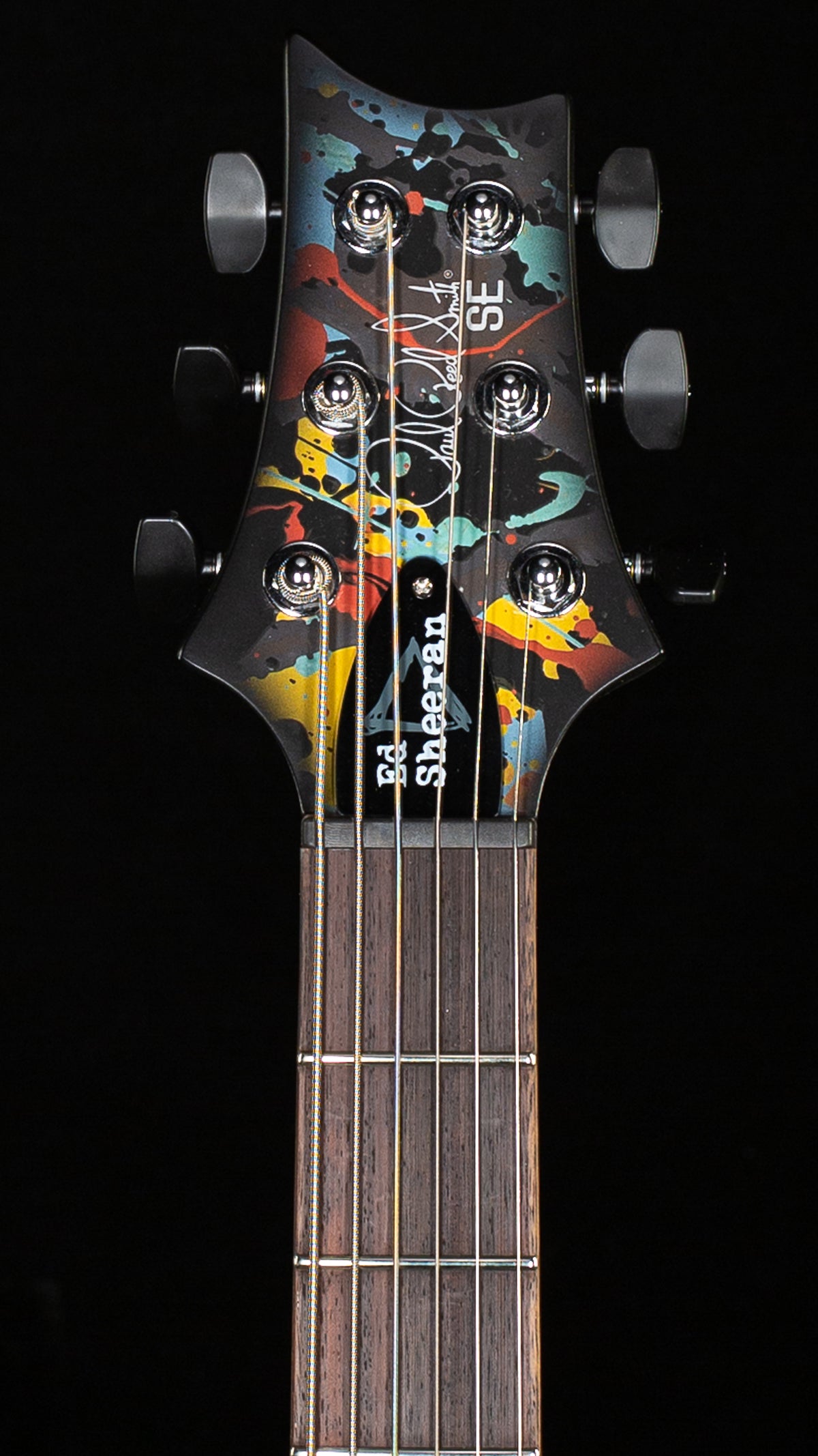 PRS SE Ed Sheeran Hollowbody I Baritone Piezo Drip Paint Artwork (397)
