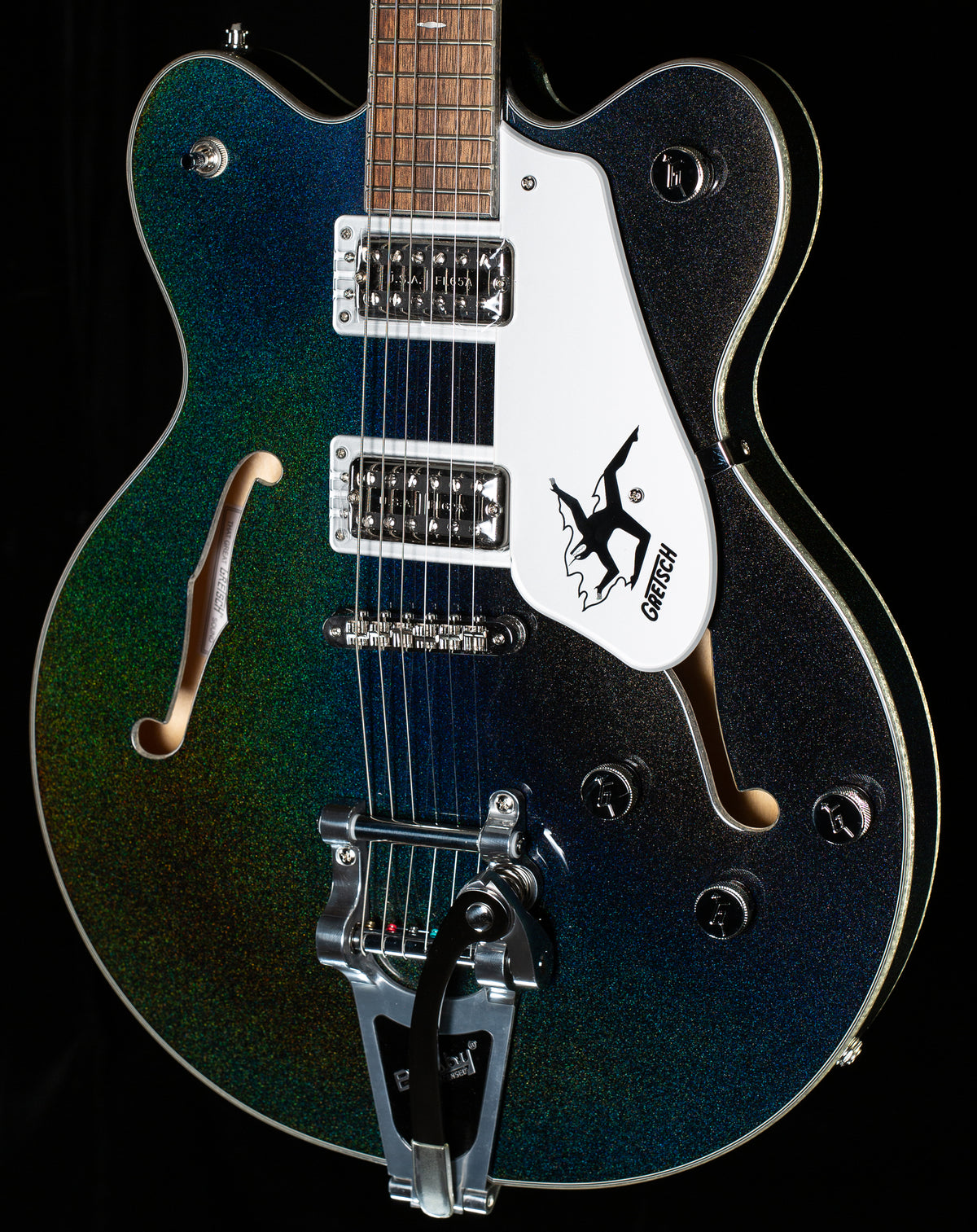 Gretsch Electromatic John Gourley Broadkaster Center Block Laurel Fingerboard Iridescent Black (424)