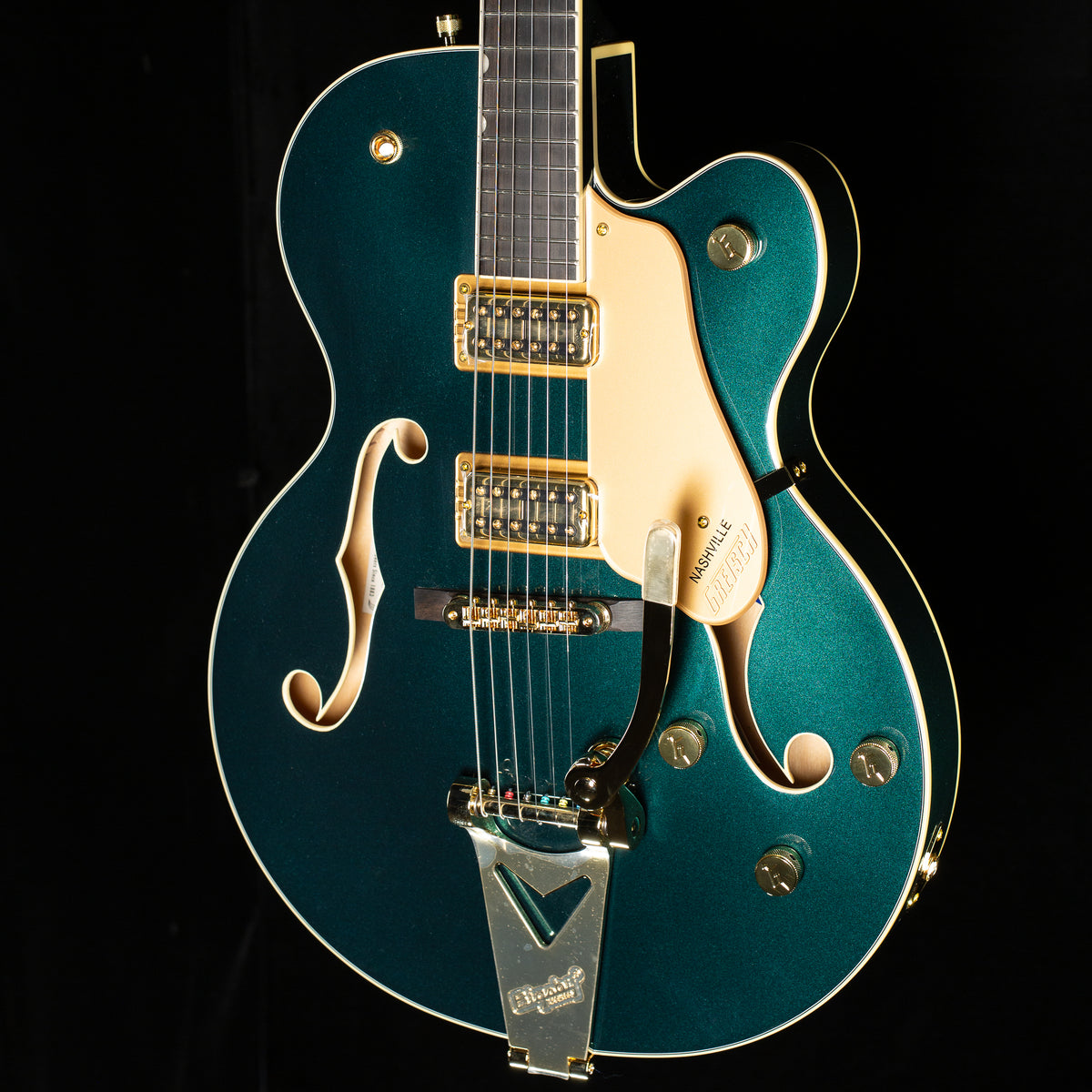 Gretsch Synchromatic Nashville Hollow Body Single-Cut with Bigsby Cadillac Green (552)