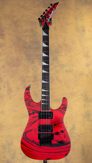 2021 Jackson X Series Soloist SLX DX Swirl Satin Red w/ Coffin Case