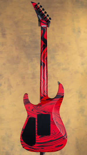 2021 Jackson X Series Soloist SLX DX Swirl Satin Red w/ Coffin Case