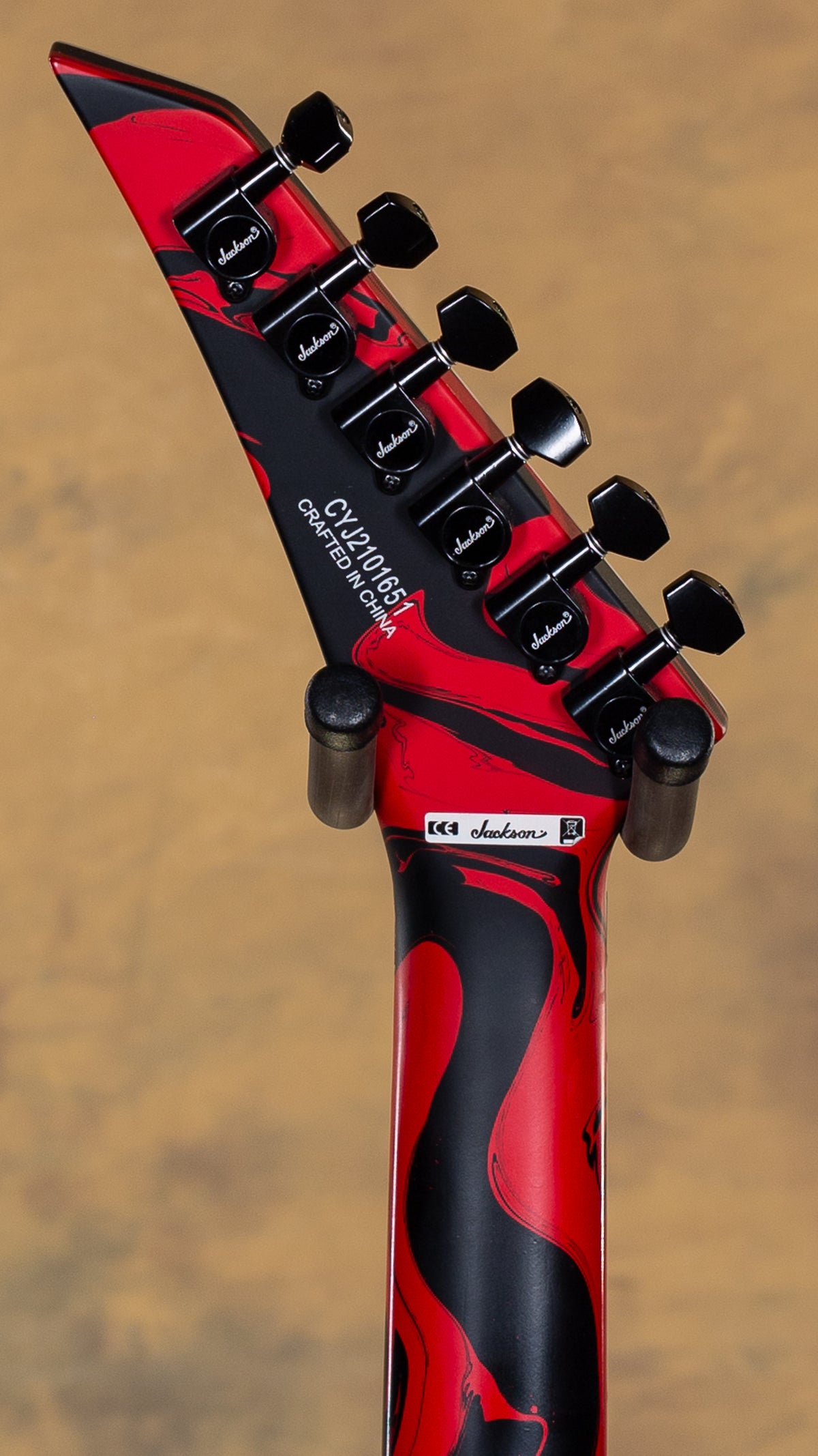 2021 Jackson X Series Soloist SLX DX Swirl Satin Red w/ Coffin Case