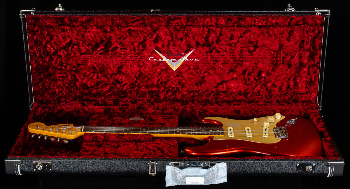Fender Custom Shop 2019 Limited Big Head Strat Journeyman Relic Aged Candy Apple Red (794)