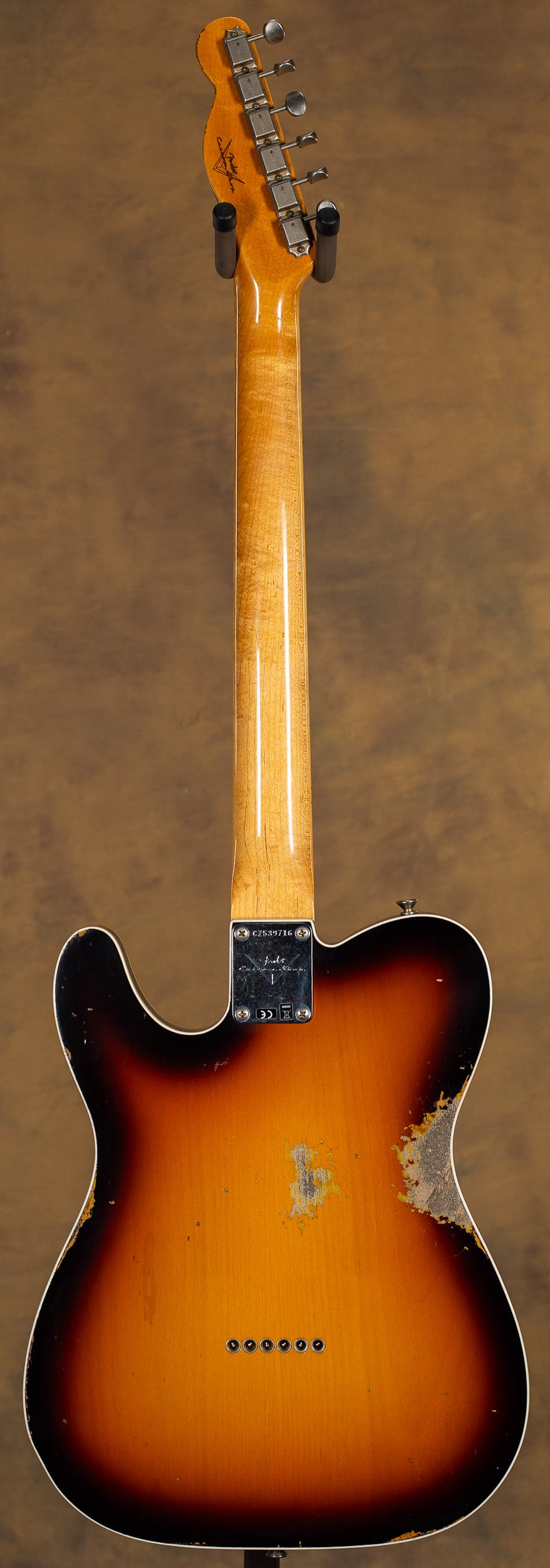 Fender Custom Shop Telecaster Custom Relic Faded 3 Tone Sunburst