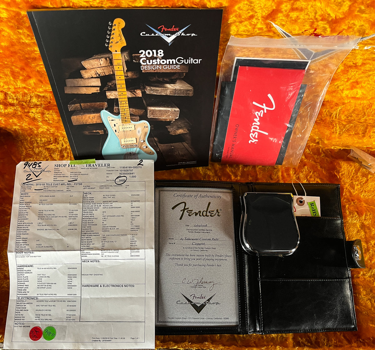 Fender Custom Shop Telecaster Custom Relic Faded 3 Tone Sunburst