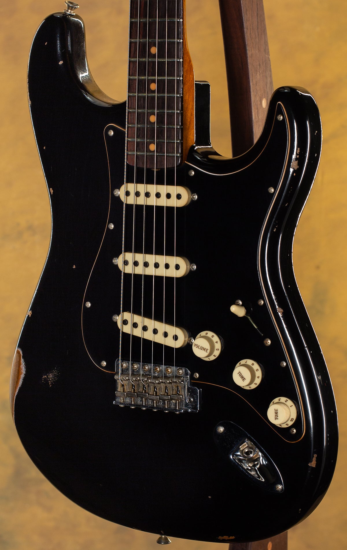 2019 Fender Custom Shop LTD Black Roasted Dual-Mag Strat Relic