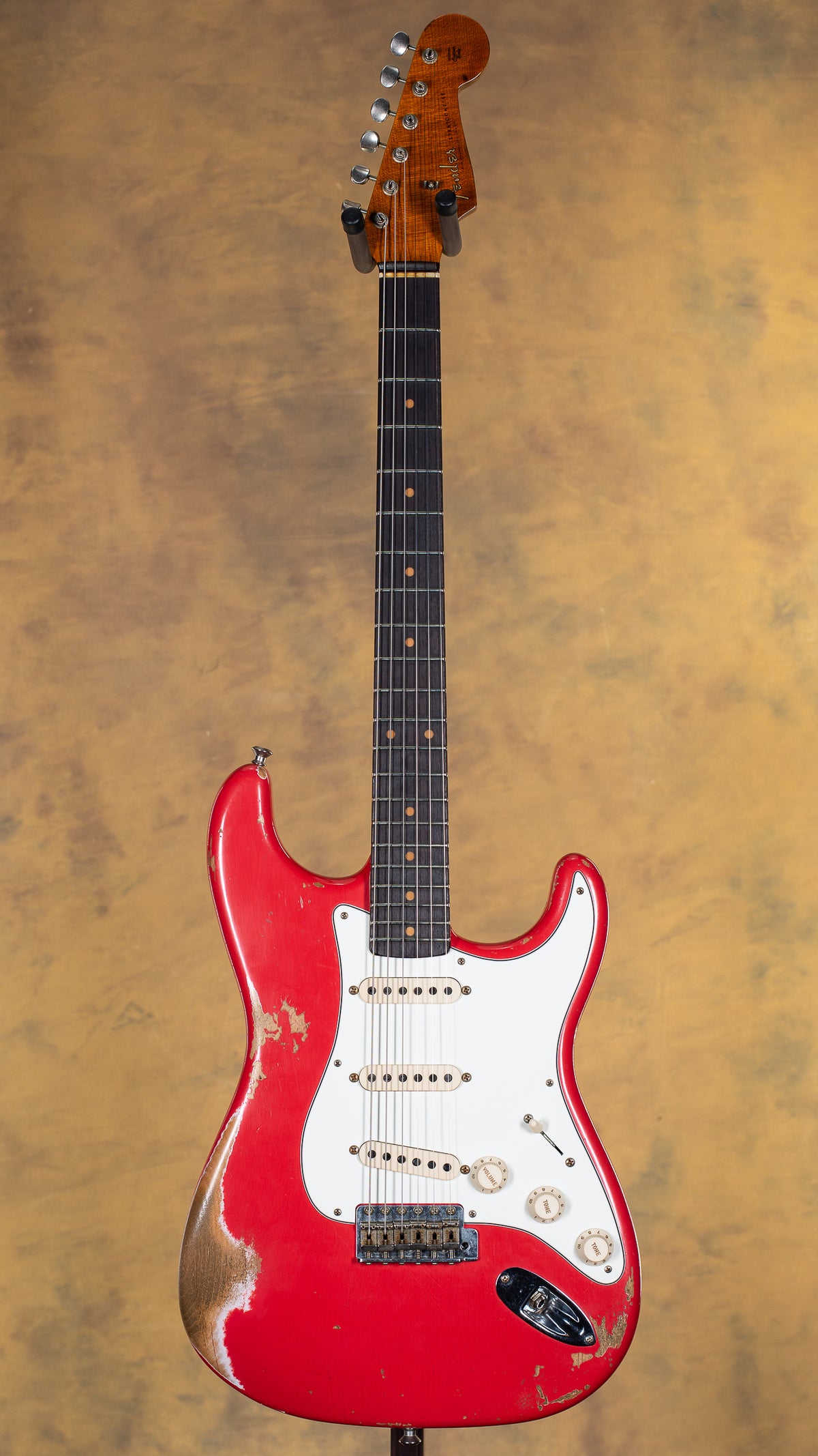 2019 Fender Custom Shop LTD '59 Stratocaster Heavy Relic Aged Fiesta Red