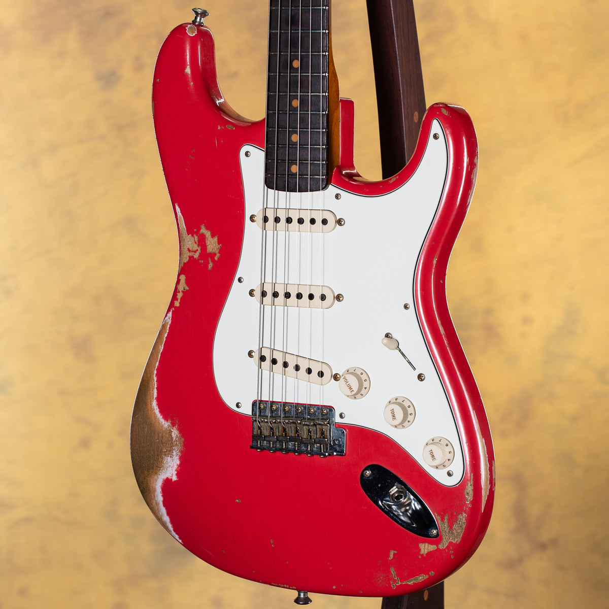 2019 Fender Custom Shop LTD '59 Stratocaster Heavy Relic Aged Fiesta Red
