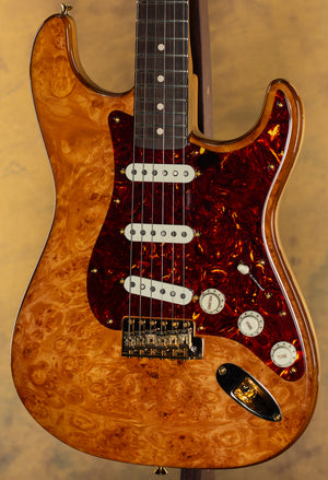 2020 Fender Custom Shop Artisan Maple Burl Strat Aged Natural