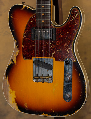 2020 Fender Custom Shop LTD 60 HS Tele Custom Heavy Relic Sunburst