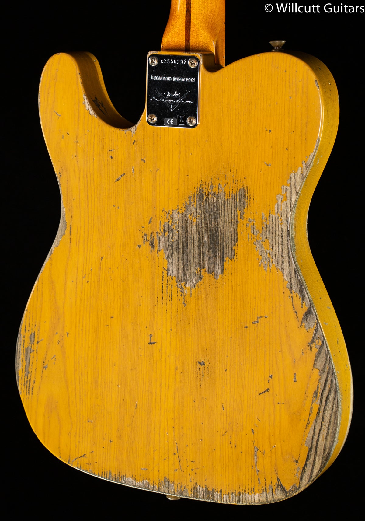 Fender Custom Shop CuNiFe Blackguard Telecaster Heavy Relic Aged Butterscotch Blonde Bigsby (297)