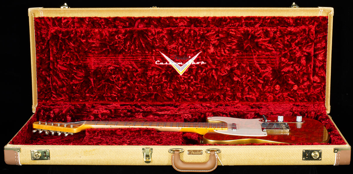 2022 Fender Custom Shop 1958 Telecaster Journeyman Relic Aged HLE Gold
