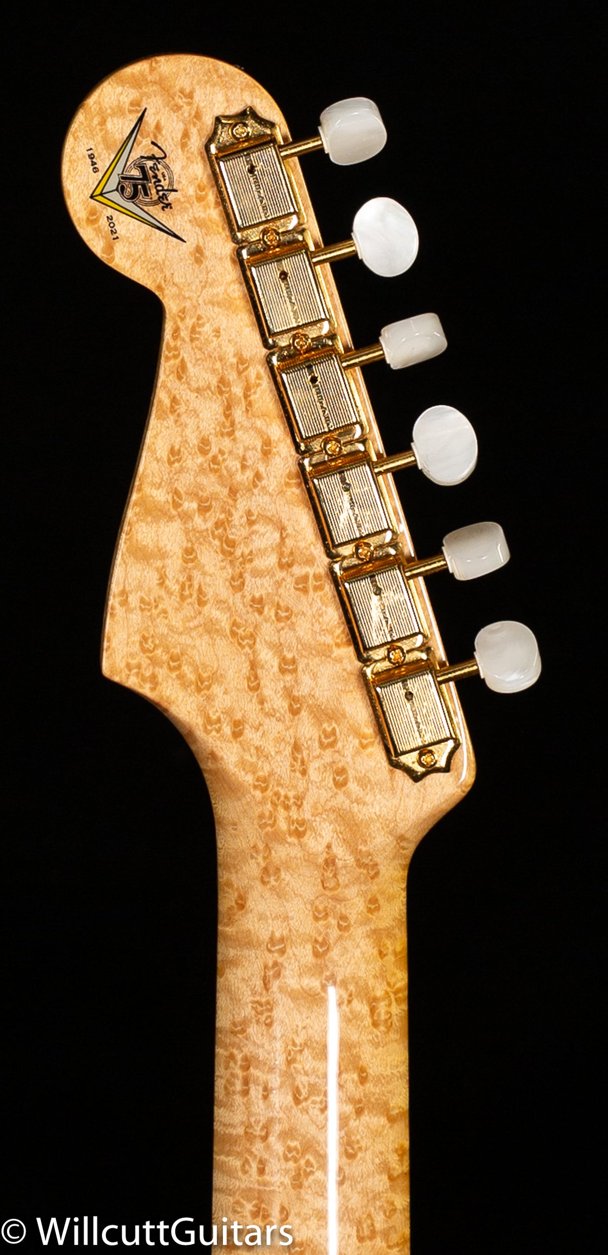 Fender Custom Shop Limited Edition 75th Anniversary Stratocaster NOS Diamond White Pearl (306)