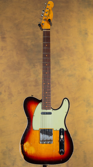 2023 Fender Custom Shop LTD 1960 Telecaster Custom Relic Chocolate 3-Tone Sunburst