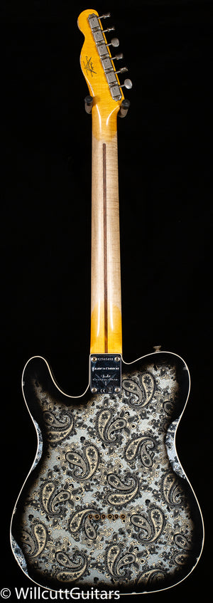 Fender Custom Shop Limited Edition Dual P90 Telecaster Relic Black Paisley (431)