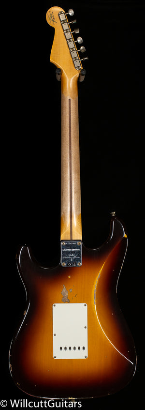 Fender Custom Shop LTD Fat '50s Strat Relic Wide Fade Chocolate 2-Tone Sunburst (467)