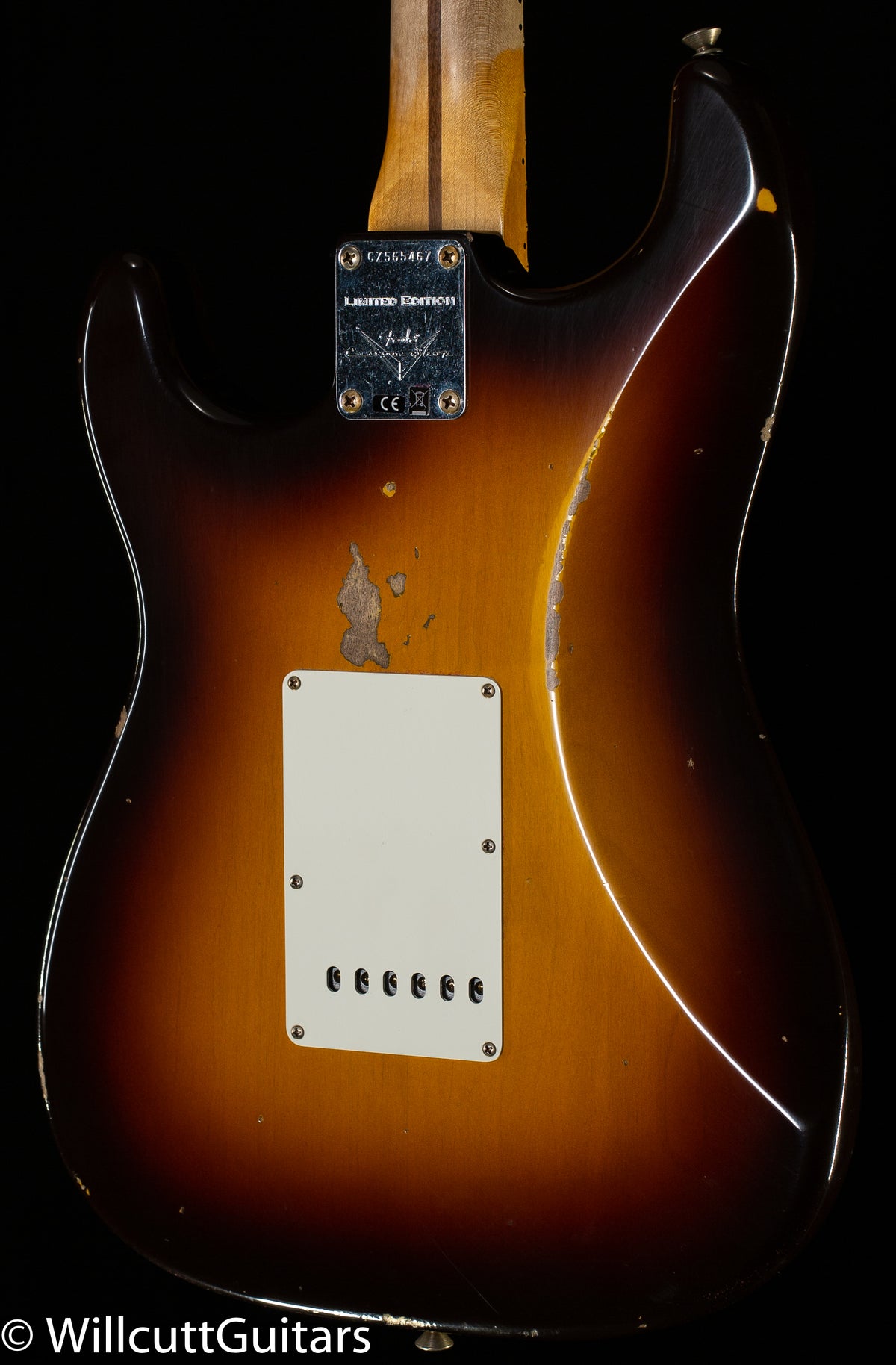 Fender Custom Shop LTD Fat &#39;50s Strat Relic Wide Fade Chocolate 2-Tone Sunburst (467)