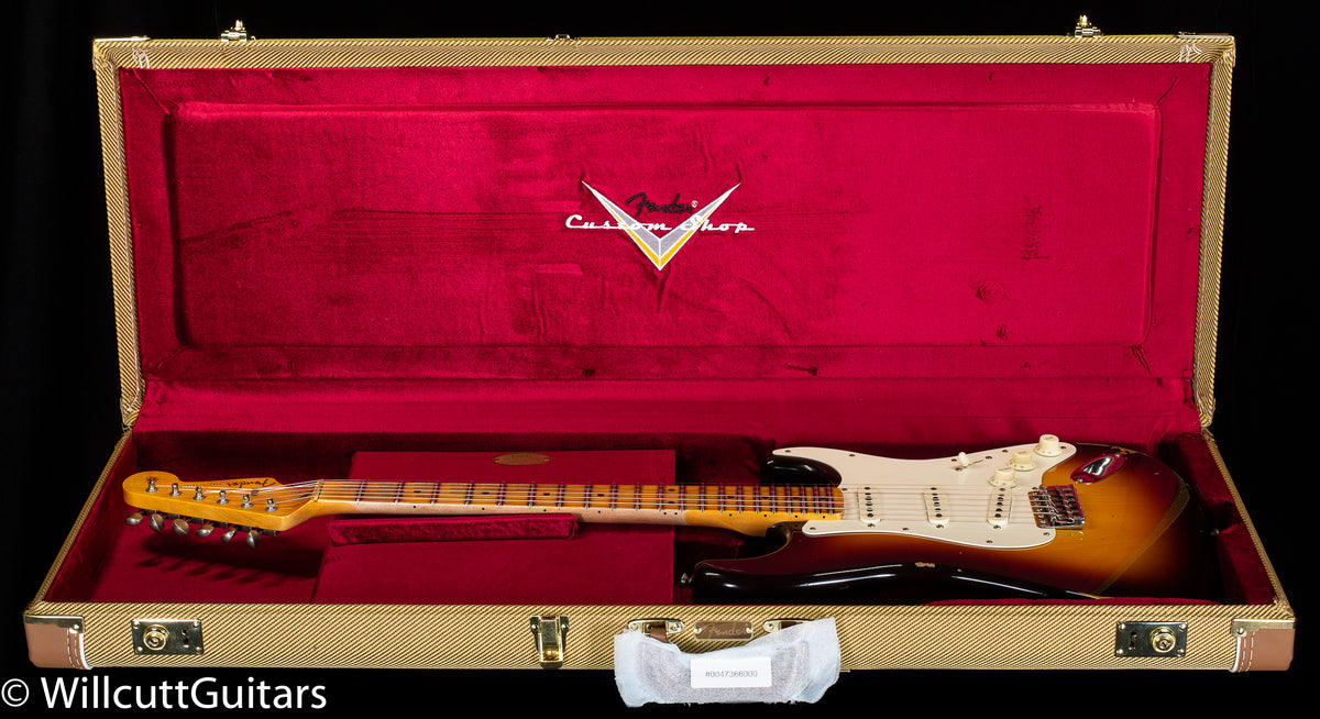 Fender Custom Shop LTD Fat &#39;50s Strat Relic Wide Fade Chocolate 2-Tone Sunburst (467)